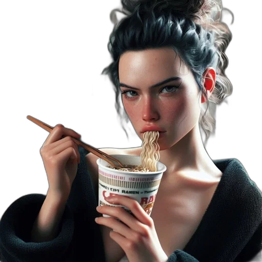 food, jewelry, face, photorealistic transparent PNG cut-out