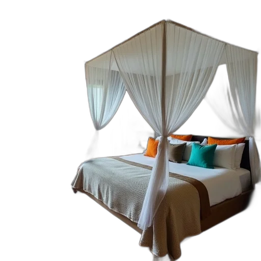 furniture, umbrella, 3d render, photorealistic transparent PNG cut-out