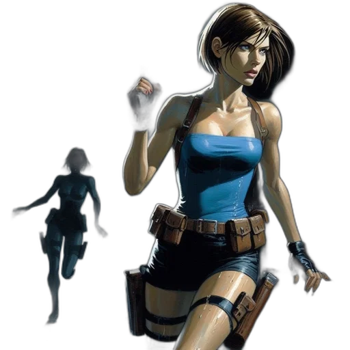 concept art, comic book art, 3d render, fantasy art transparent PNG cut-out