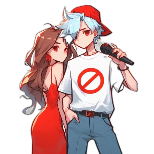hat, dress, anime, pixel art transparent PNG cut-out