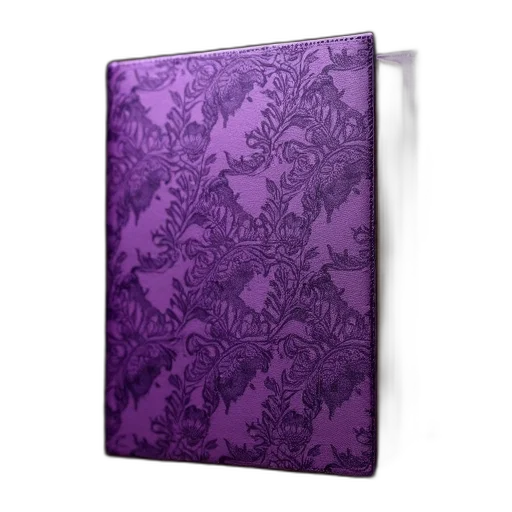 purple, damask, binder transparent PNG cut-out