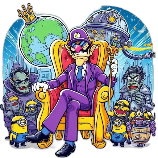 robot, concept art, comic book art, cartoon transparent PNG cut-out