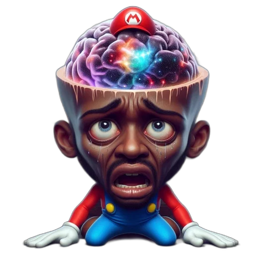 face, crown, concept art, comic book art transparent PNG cut-out