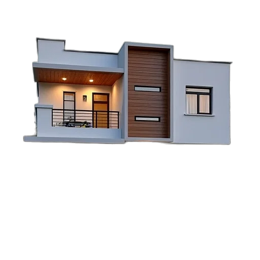 building, furniture, 3d render, photorealistic transparent PNG cut-out