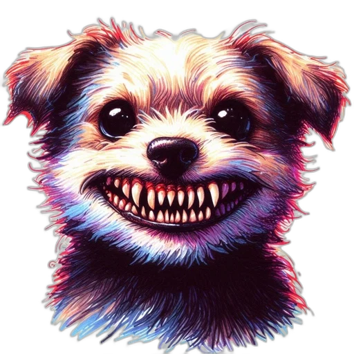 creature, animal, face, staff transparent PNG cut-out