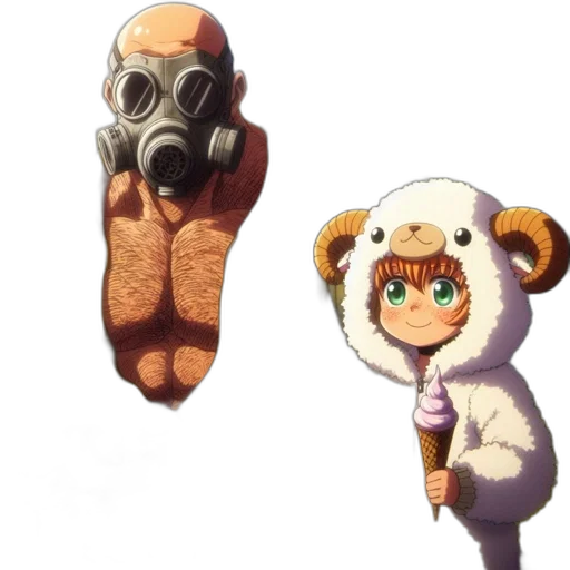 mask, weapon, creature, animal transparent PNG cut-out