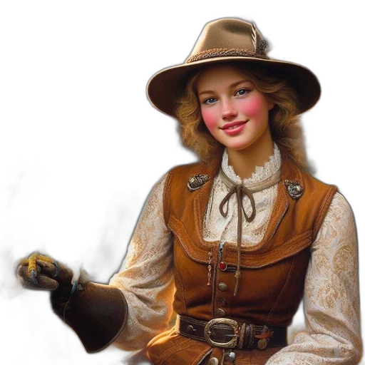 hat, staff, jacket, face transparent PNG cut-out