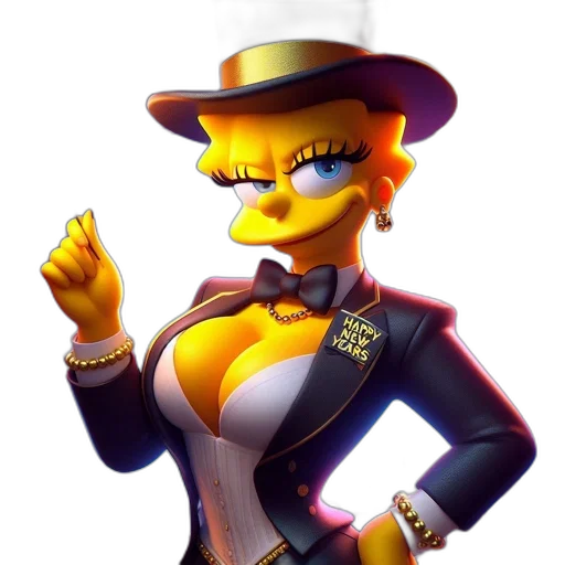 staff, hat, jacket, 3d render transparent PNG cut-out