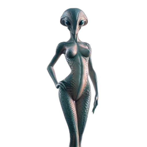 creature, dress, robot, staff transparent PNG cut-out
