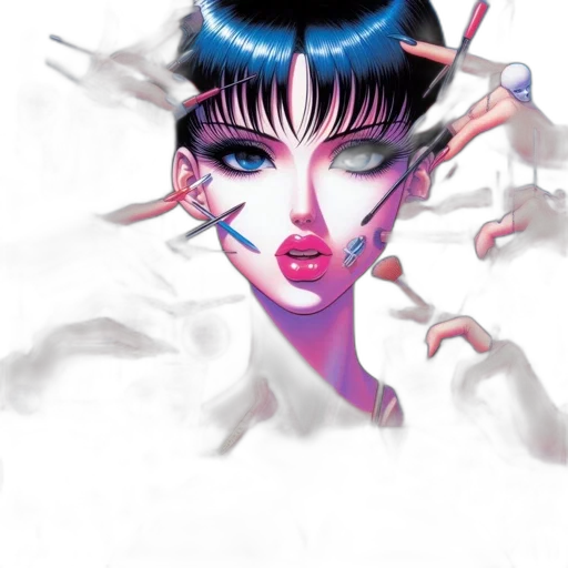 mask, concept art, fantasy art, comic book art transparent PNG cut-out