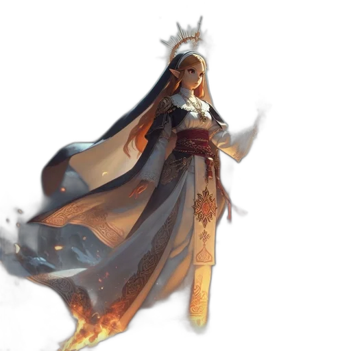 crown, staff, sword, dragon transparent PNG cut-out
