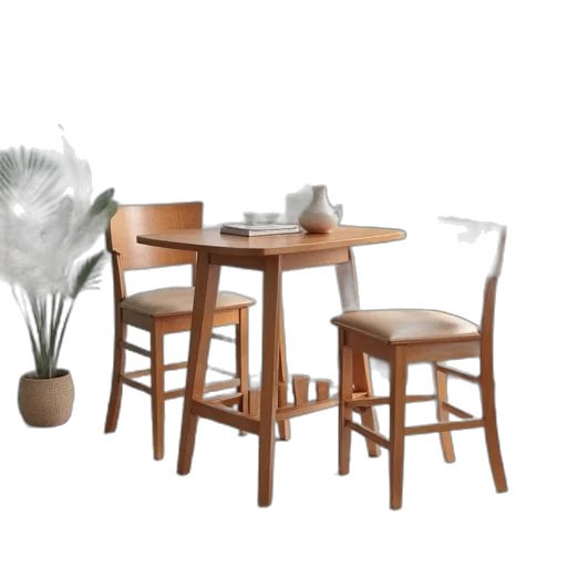 furniture, 3d render, photorealistic, earth tones transparent PNG cut-out
