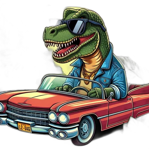 car, concept art, comic book art, photorealistic transparent PNG cut-out