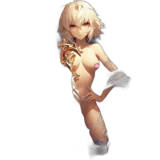 dress, staff, weapon, concept art transparent PNG cut-out