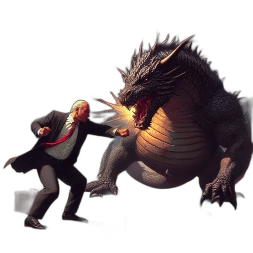 dragon, creature, animal, concept art transparent PNG cut-out