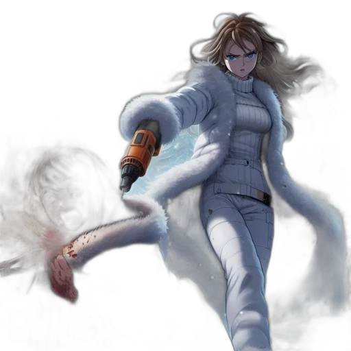 jacket, concept art, comic book art, fantasy art transparent PNG cut-out