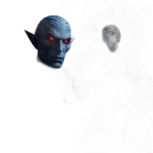 mask, face, creature, staff transparent PNG cut-out
