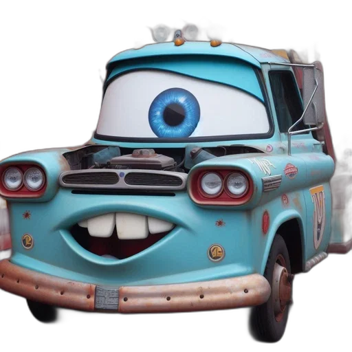 car, robot, face, mask transparent PNG cut-out