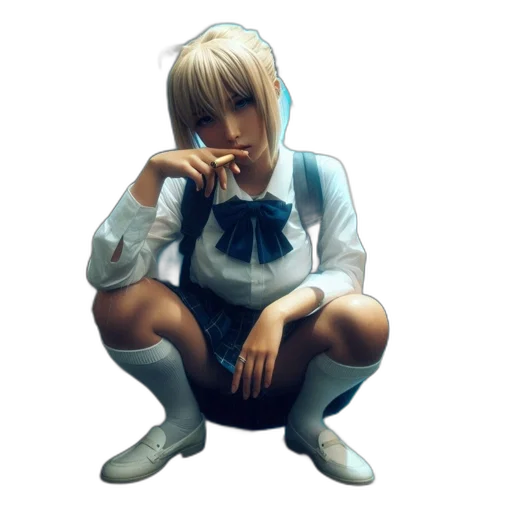 face, staff, dress, jacket transparent PNG cut-out