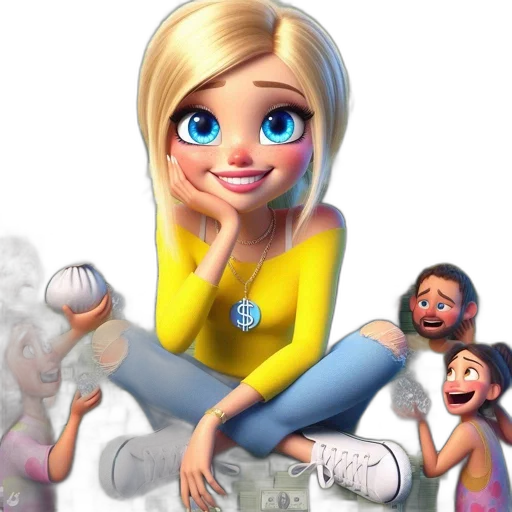 3d render, concept art, cartoon, photorealistic transparent PNG cut-out