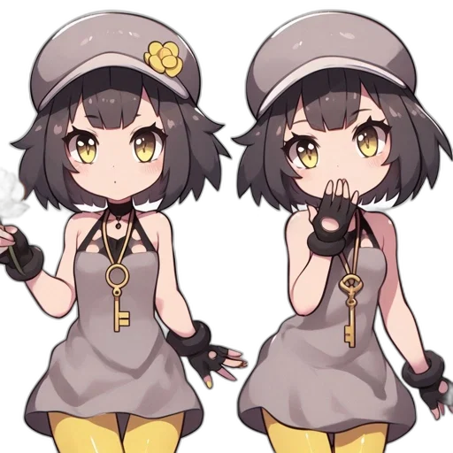 staff, dress, weapon, creature transparent PNG cut-out