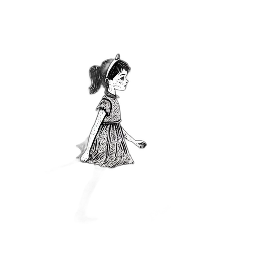 dress, staff, face, creature transparent PNG cut-out