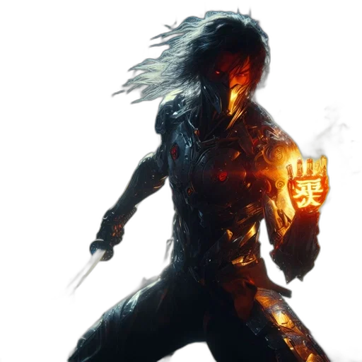 concept art, comic book art, fantasy art, 3d render transparent PNG cut-out