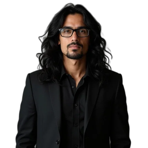 staff, hair, jacket, animal transparent PNG cut-out