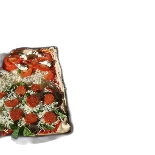 food, 3d render, photorealistic, two transparent PNG cut-out