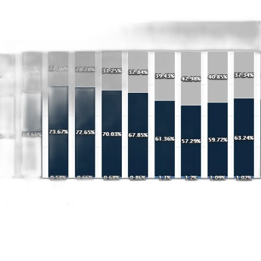 blue, monochrome, bar, chart transparent PNG cut-out