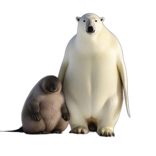 animal, creature, concept art, 3d render transparent PNG cut-out