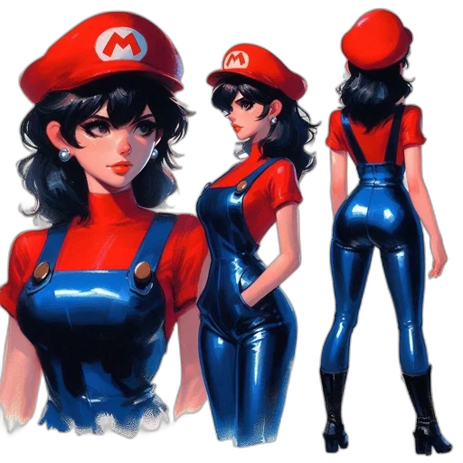 dress, concept art, comic book art, fantasy art transparent PNG cut-out
