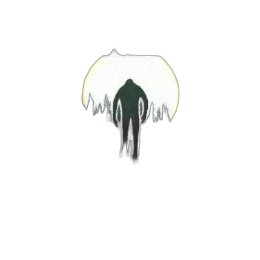 creature, hair, jacket, staff transparent PNG cut-out