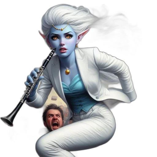 staff, weapon, creature, face transparent PNG cut-out