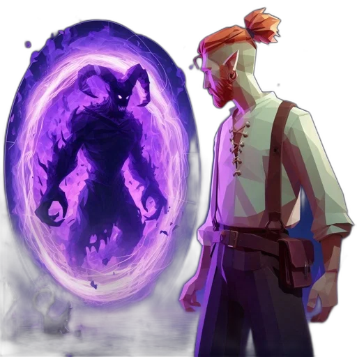 staff, creature, mask, concept art transparent PNG cut-out