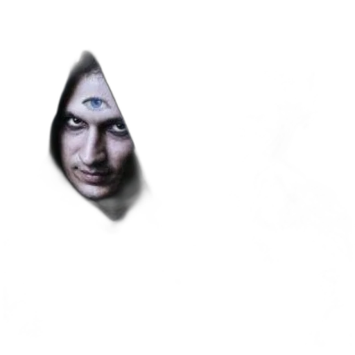 face, mask, creature, weapon transparent PNG cut-out