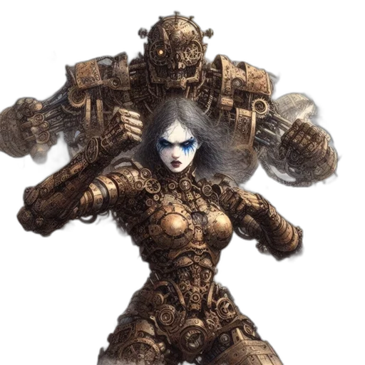 robot, creature, weapon, concept art transparent PNG cut-out