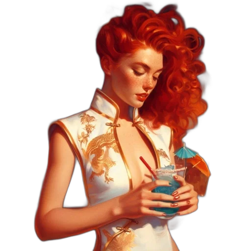 dress, bottle, jewelry, vaporwave transparent PNG cut-out