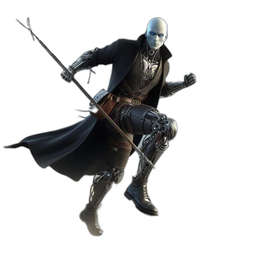 sword, weapon, mask, jacket transparent PNG cut-out