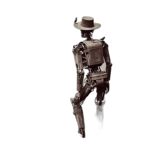 robot, weapon, staff, animal transparent PNG cut-out