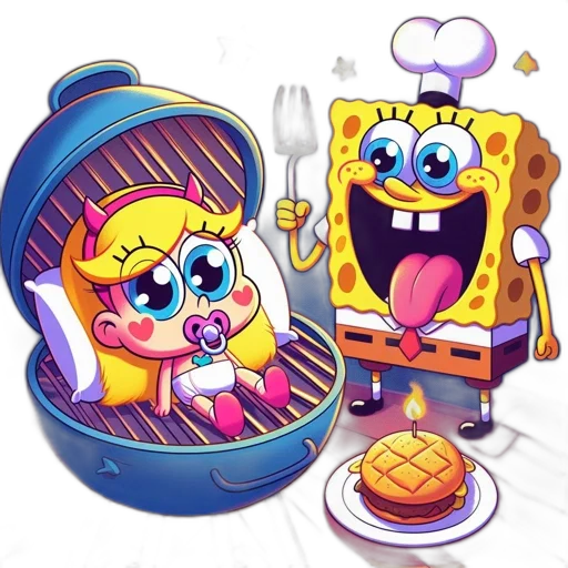 food, robot, concept art, cartoon transparent PNG cut-out