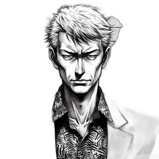 face, jacket, staff, mask transparent PNG cut-out
