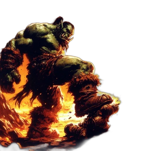 concept art, comic book art, fantasy art, pixel art transparent PNG cut-out