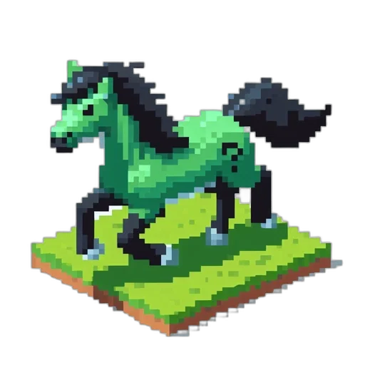 dragon, animal, creature, pixel art transparent PNG cut-out