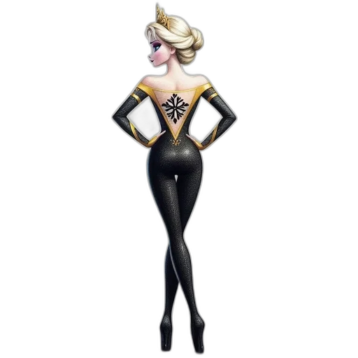 dress, cartoon, concept art, 3d render transparent PNG cut-out
