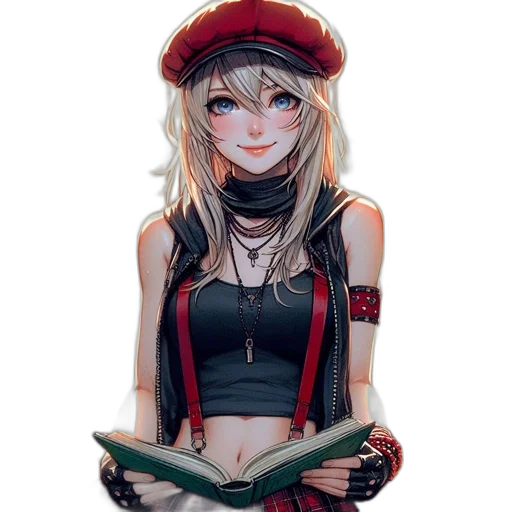 staff, hat, weapon, robot transparent PNG cut-out