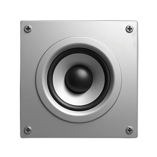 robot, face, 3d render, speaker transparent PNG cut-out