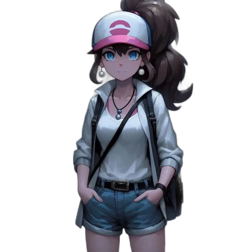hat, staff, jacket, weapon transparent PNG cut-out