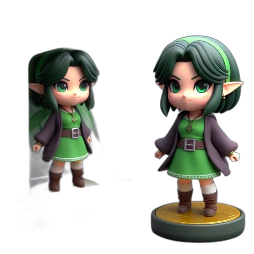 3d render, concept art, fantasy art, pixel art transparent PNG cut-out