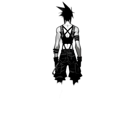 dress, staff, jacket, creature transparent PNG cut-out